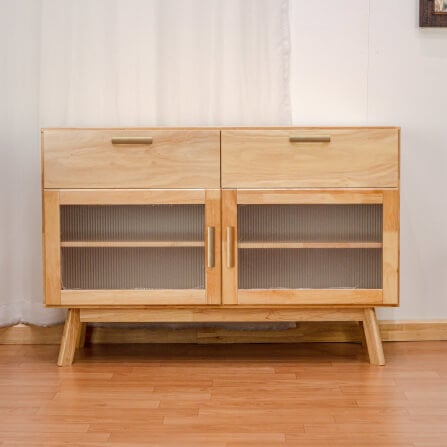 ตู้เตี้ยอเนกประสงค์ EVERGREEN FURNITURE 120 ซม. G-12640-1-F สีธรรมชาติ_1
