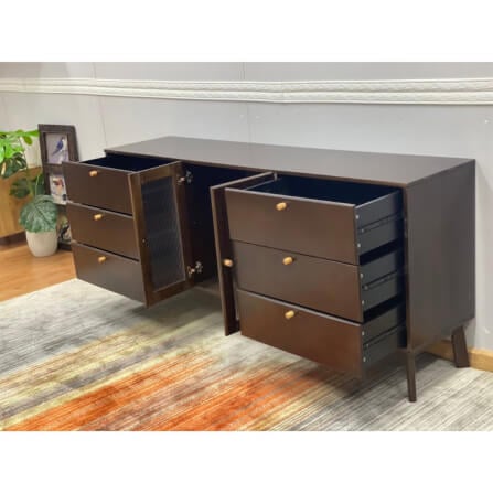 ตู้วางทีวี EVERGREEN FURNITURE  G-6184 170X40X84  สีน้ำตาลเข้ม_1