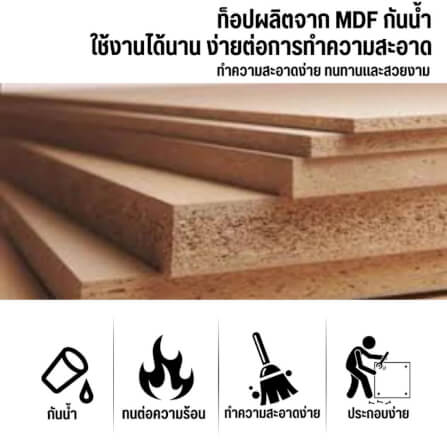 โต๊ะคาเฟ่ EVERGREEN FURNITURE CT-DC   60X60X74ซม. สีดำ_2