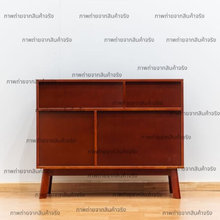 ตู้เตี้ยอเนกประสงค์ EVERGREEN FURNITURE 98 ซม. G-97405-F สีเชอรี่_7