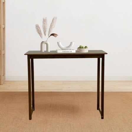 โต๊ะบาร์ไม้ยางพารา Evergreen Furniture TC 120x40x90ซม. สีน้ำตาลเข้ม_3