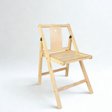 เก้าอี้พับได้อเนกประสงค์ EVERGREEN FURNITURE รุ่นFC3 ขนาด50X45X74ซม สีไม้ธรรมชาติ_4