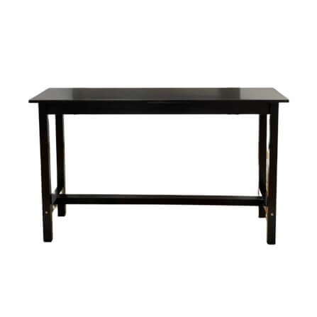 โต๊ะบาร์ไม้ยางพารา Evergreen Furniture TH 120x40x74ซม. สีดำ_2