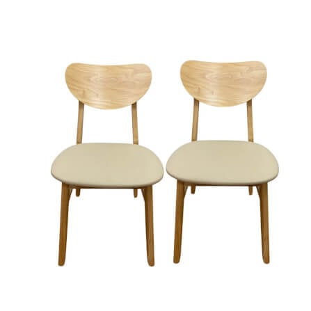 ชุดโต๊ะอาหาร 4 ที่นั่ง EVERGREEN FURNITURE สีไม้ธรรมชาติ_3