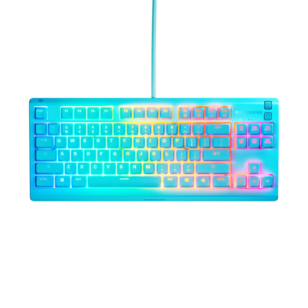คีย์บอร์ดเกมมิ่ง STEELSERIES APEX 3 TKL สีฟ้า_8