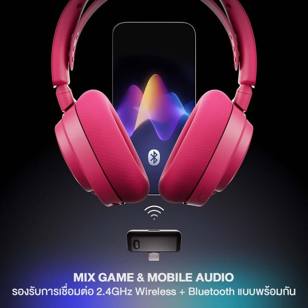 หูฟังเกมมิ่งไร้สาย STEELSERIES ARCTIS NOVA 7 WIRELESS GEN 2 สำหรับ PLAYSTAION - สีขาว