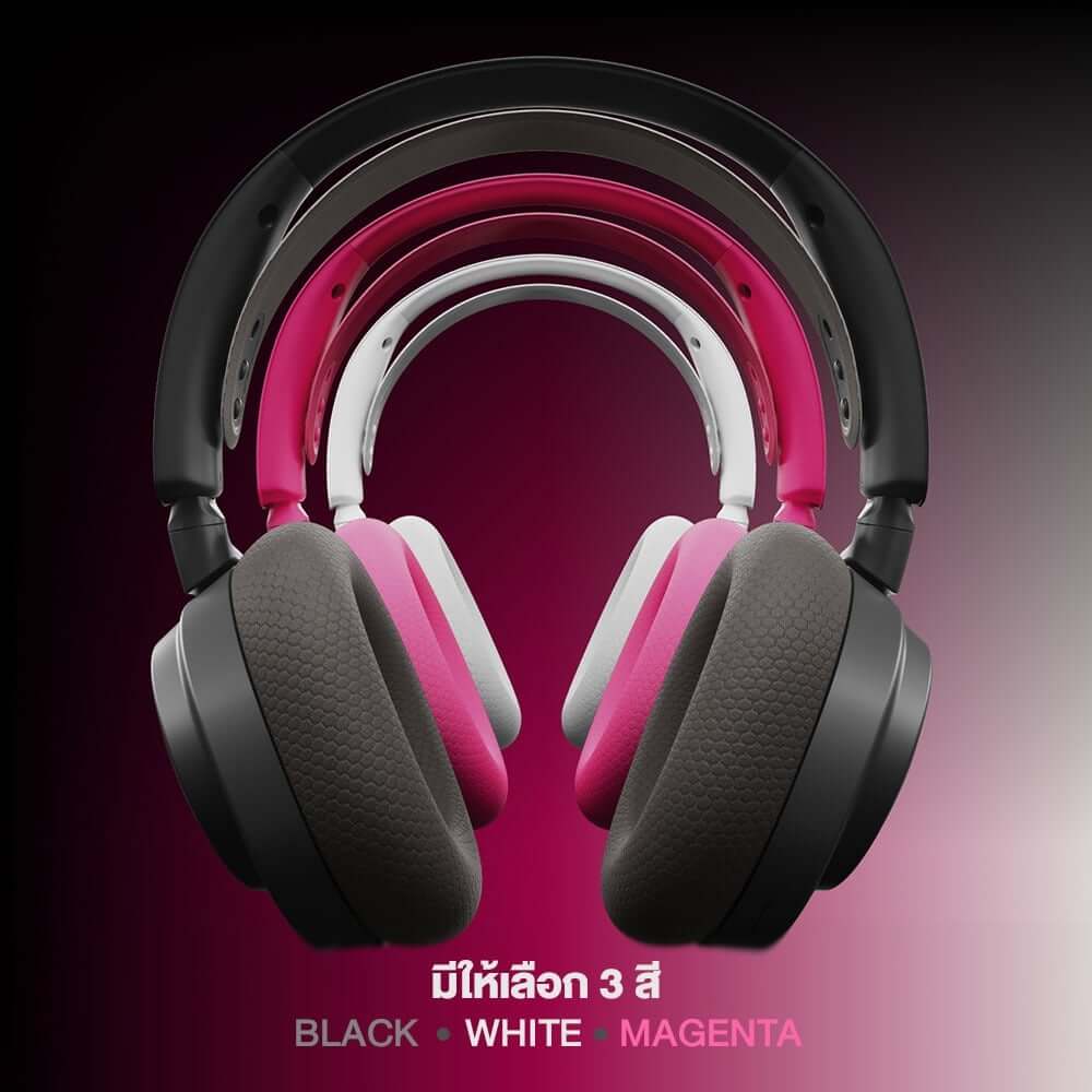 หูฟังเกมมิ่งไร้สาย STEELSERIES ARCTIS NOVA 7 WIRELESS GEN 2 สำหรับ PLAYSTAION - สีขาว