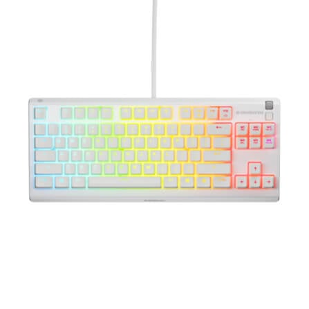 คีย์บอร์ดเกมมิ่ง STEELSERIES APEX 3 TKL สีขาว