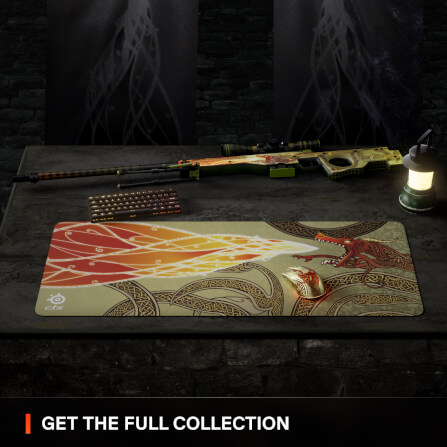 เมาส์เกมมิ่งไร้สาย STEELSERIES AEROX 3 CS2 DRAGON LORE_5