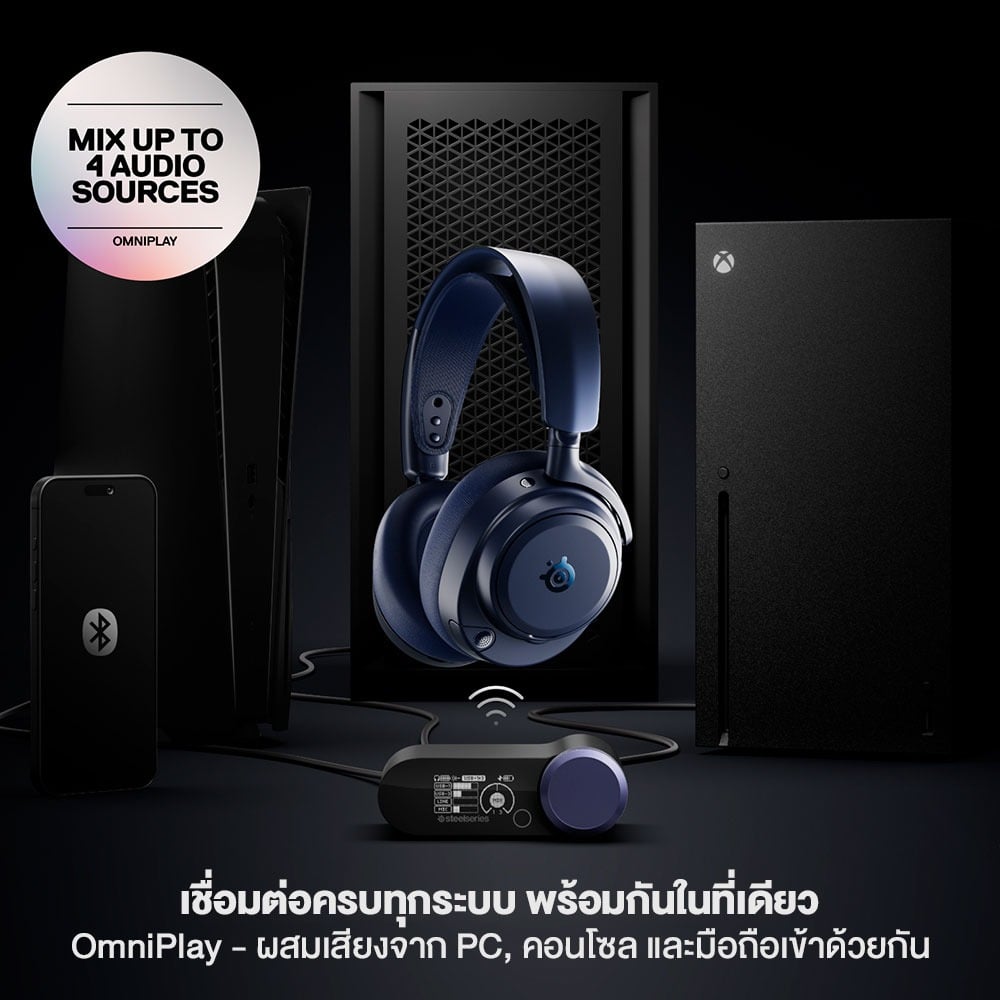 หูฟังไร้สาย STEELSERIES ARCTIS NOVA PRO OMNI - สีดำ_7