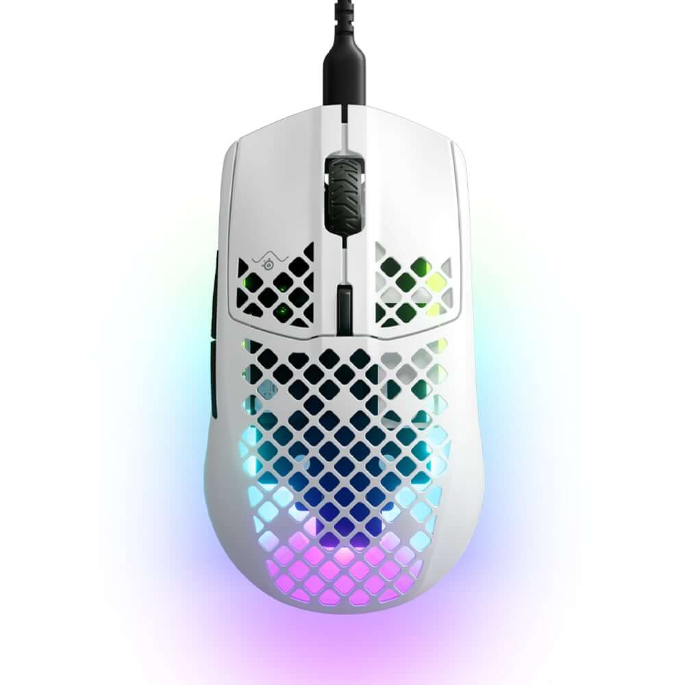 เมาส์เกมมิ่ง SteelSeries Aerox 3 สีขาว_0