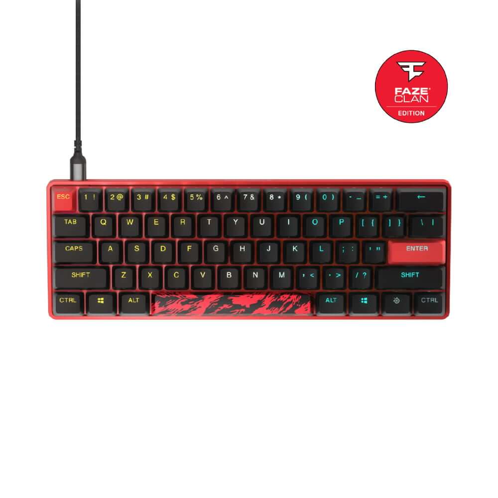 คีย์บอร์ดเกมมิ่ง SteelSeries Apex 9 Mini Faze Clan Edition_0