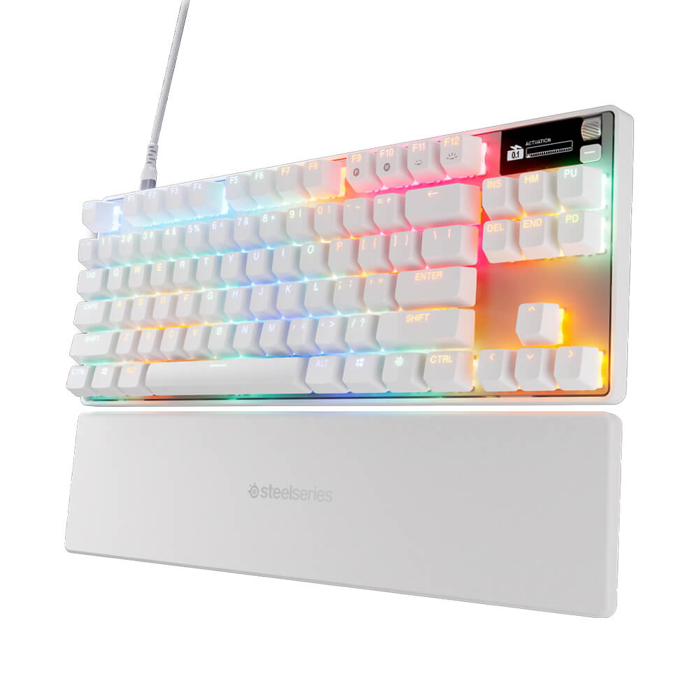 คีย์บอร์ดเกมมิ่ง SteelSeries Apex Pro TKL Gen 3 สีขาว_0