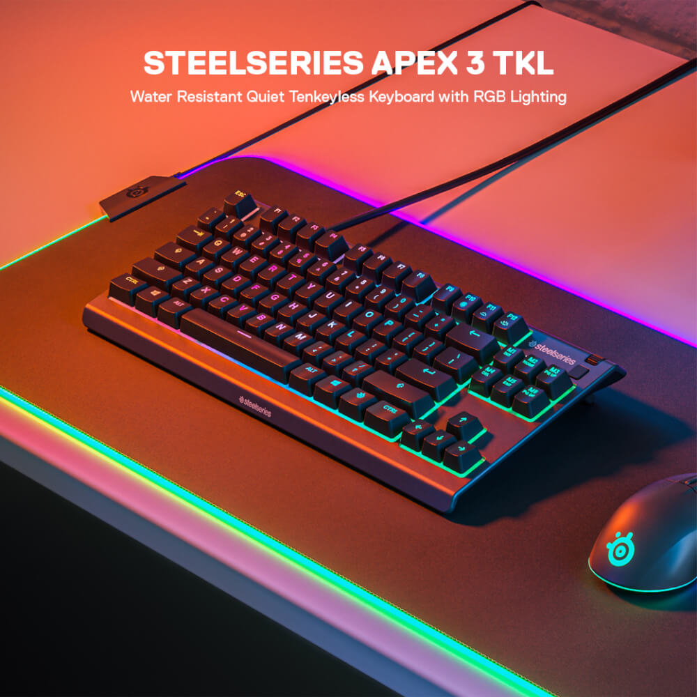 คีย์บอร์ดเกมมิ่ง SteelSeries Apex 3 TKL_1