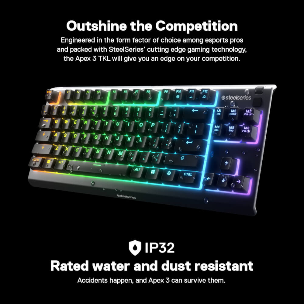 คีย์บอร์ดเกมมิ่ง SteelSeries Apex 3 TKL_2