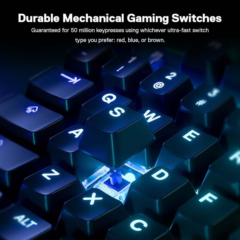 คีย์บอร์ดเกมมิ่ง SteelSeries Apex 7 Red Switch_3