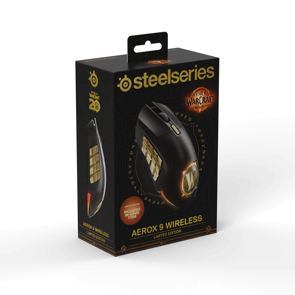 เมาส์เกมมิ่งไร้สาย SteelSeries Aerox 9 World of Warcraft_4