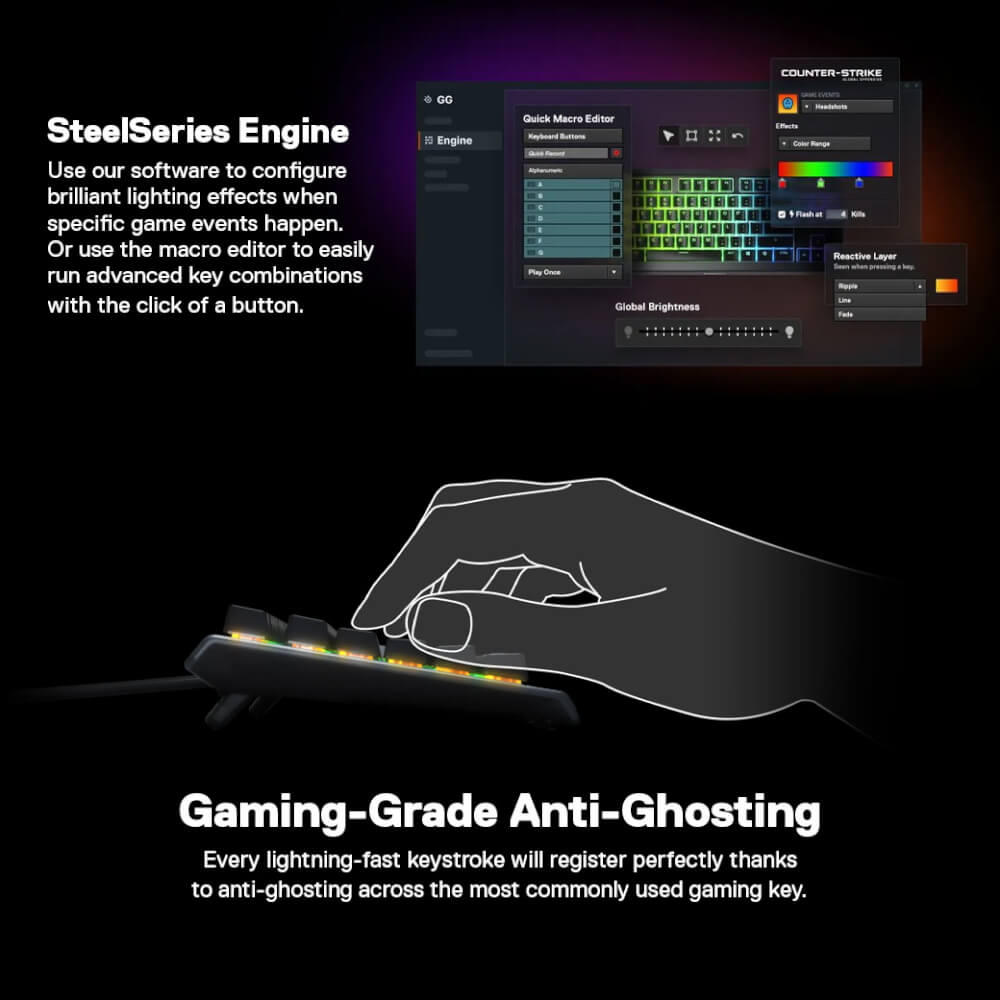 คีย์บอร์ดเกมมิ่ง SteelSeries Apex 3 TKL_6