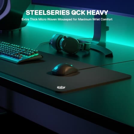 แผ่นรองเมาส์ SteelSeries QcK Heavy ไซซ์ L_1