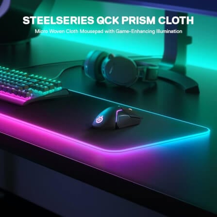 แผ่นรองเมาส์ SteelSeries QcK Prism Cloth ไซซ์ M_1