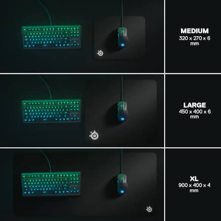 แผ่นรองเมาส์ SteelSeries QcK Heavy ไซซ์ L_5