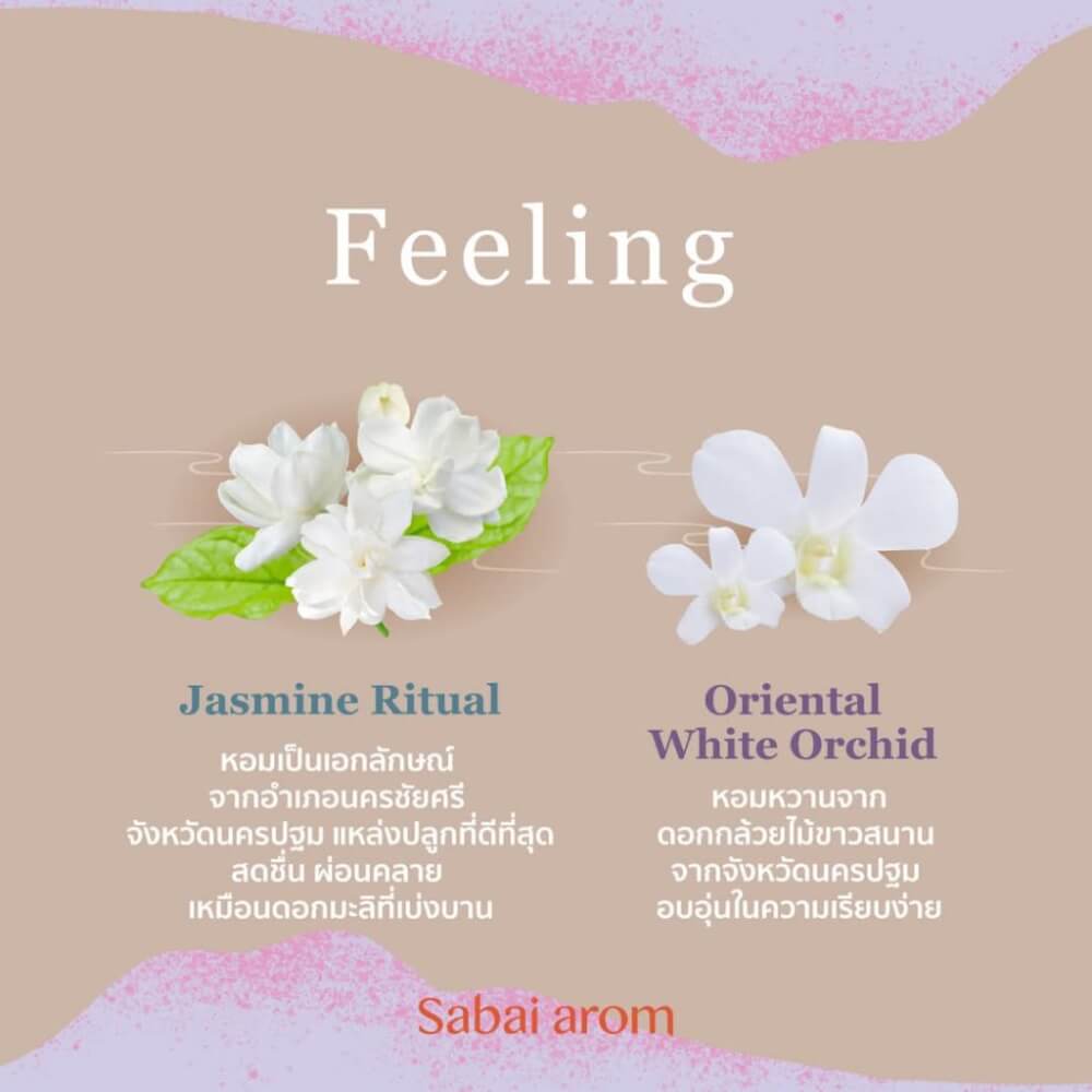ก้านไม้หอม ปรับอากาศ สบายอารมณ์ กลิ่นกล้วยไม้ 100มล. (1 เซ็ต)