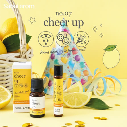 ลูกกลิ้งน้ำมันหอมระเหย สบายอารมณ์ กลิ่น CHEER UP เพิ่มความสดใส 100 มล. (1 ขวด)_5