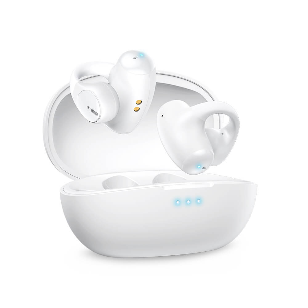 หูฟังเกมมิ่งไร้สาย ONIKUMA T306 TWS EAR CLIP DESIGN BLUETOOTH HEADSET - สีขาว_0