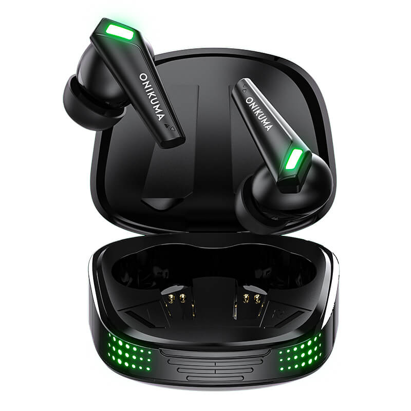 หูฟังเกมมิ่งไร้สาย ONIKUMA T308 WIRELESS BLUETOOTH EARBUDS - สีดำ_0