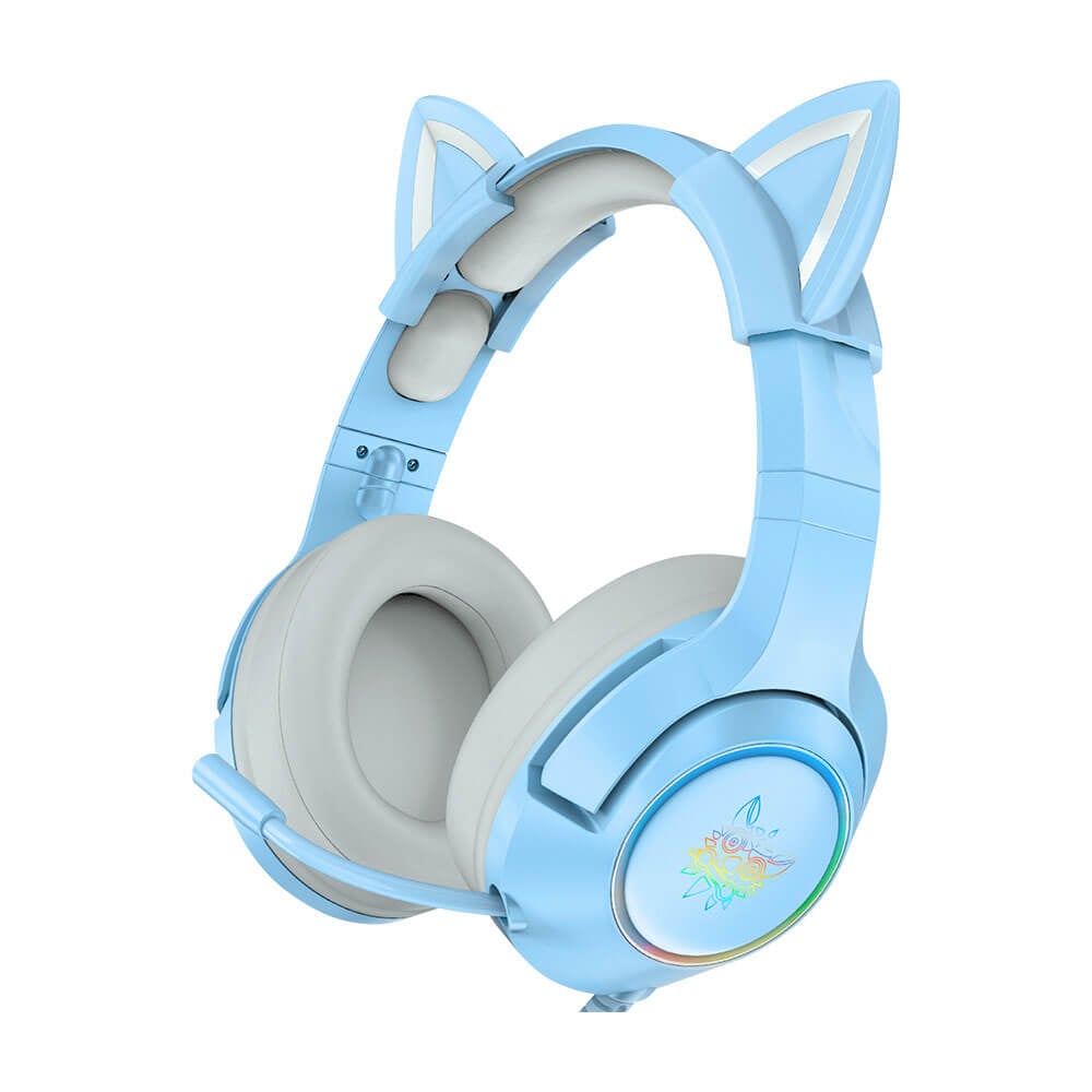 หูฟังเกมมิ่ง ONIKUMA K9 CAT EARS GAMING HEADSET - สีน้ำเงิน (3.5)_0