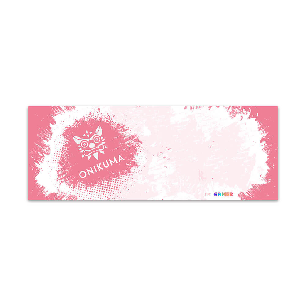 แผ่นรองเมาส์เกมมิ่ง ONIKUMA I'M GAMER GAMING MOUSEPAD สีชมพู