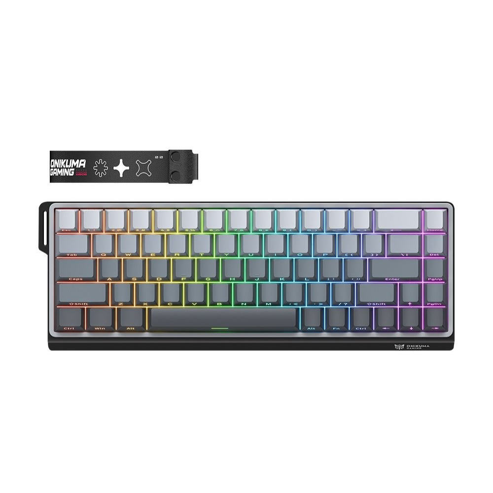 คีย์บอร์ดเกมมิ่งไร้สาย ONIKUMA G69 68-KEY - ดำ