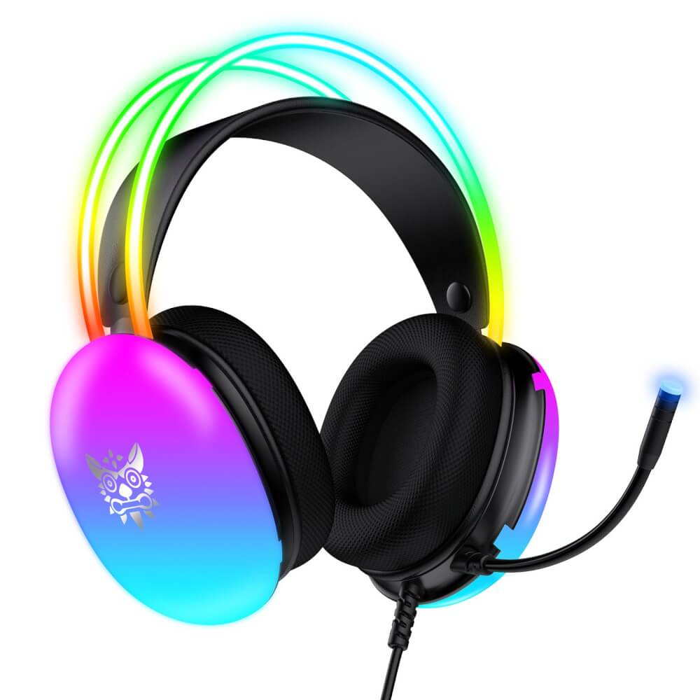 หูฟังเกมมิ่ง ONIKUMA X25 RGB GAMING HEADSET - สีดำ (3.5)_1