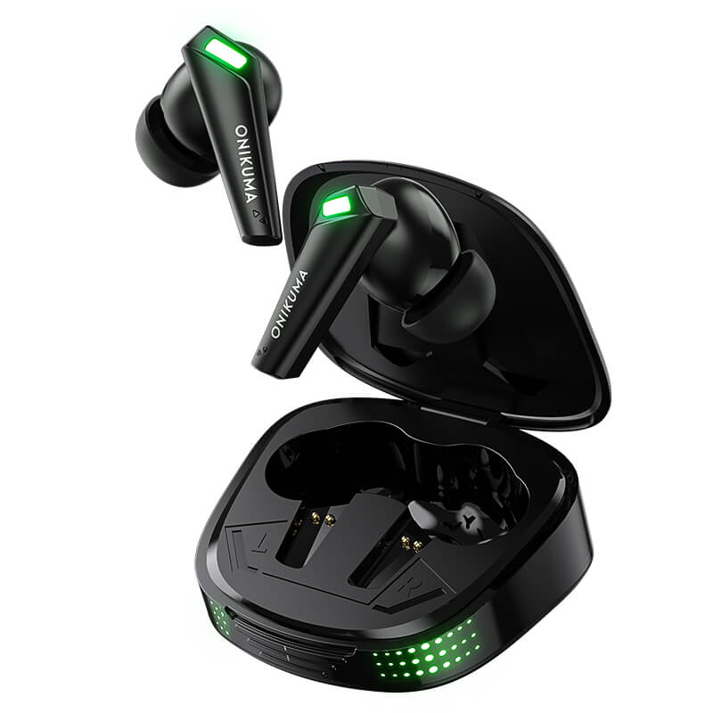 หูฟังเกมมิ่งไร้สาย ONIKUMA T308 WIRELESS BLUETOOTH EARBUDS - สีดำ_2