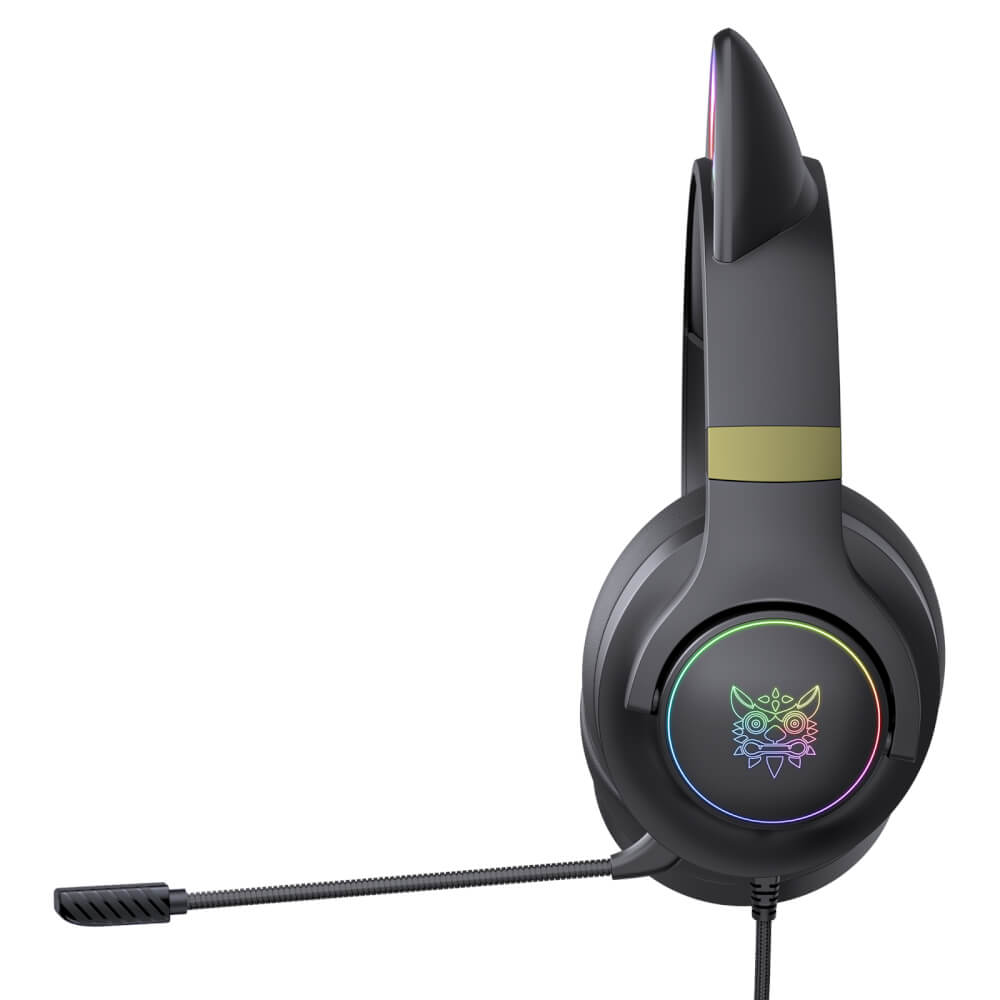 หูฟังเกมมิ่ง ONIKUMA X30 CAT EAR RGB GAMING HEADSET - สีดำ_2