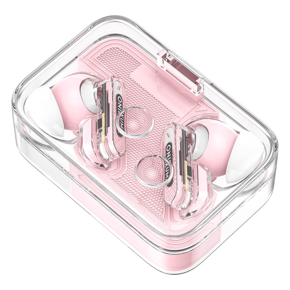 หูฟังเกมมิ่งไร้สาย ONIKUMA T5 IN-EAR BLUETOOTH EARPHONE - สีชมพู_3