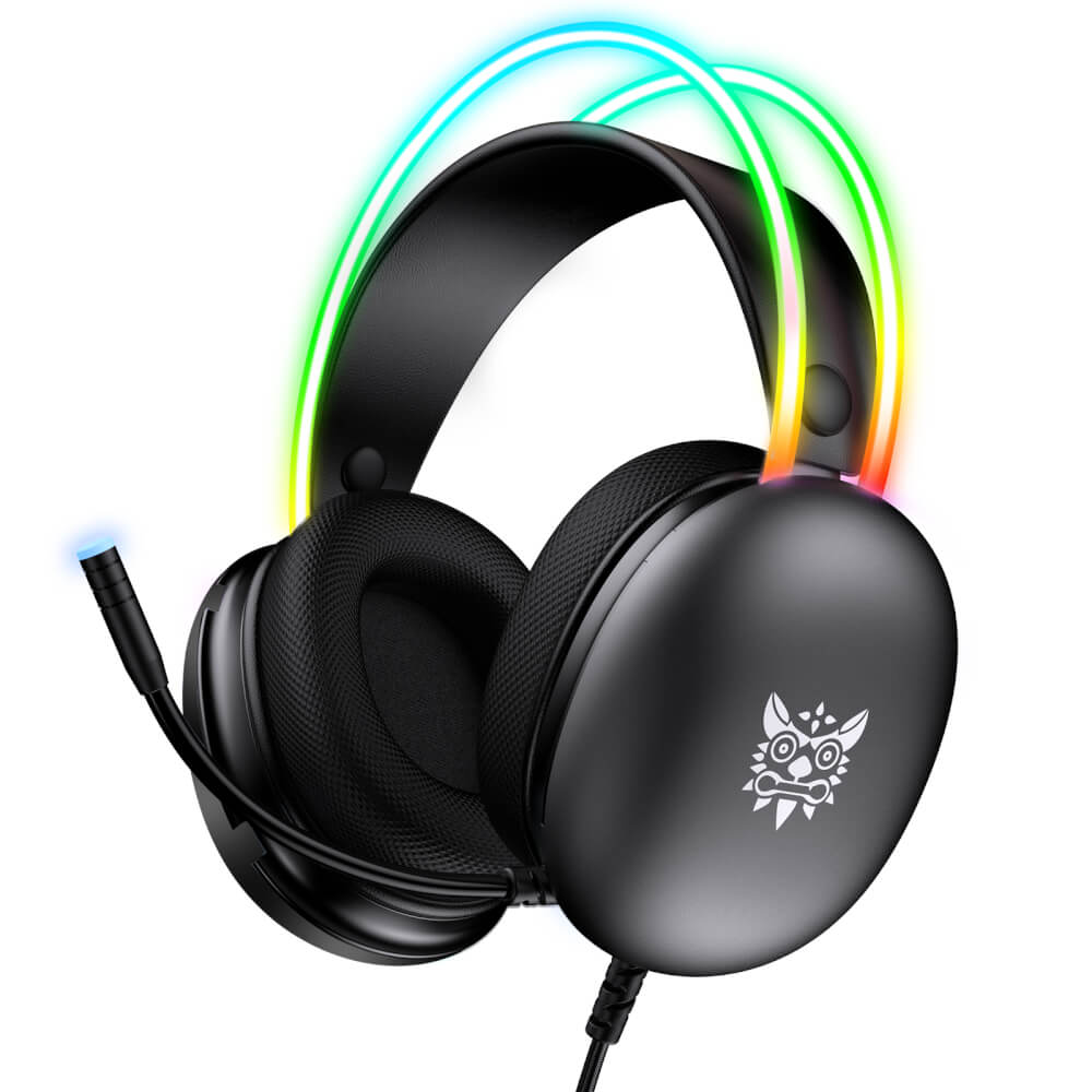 หูฟังเกมมิ่ง ONIKUMA X25 RGB GAMING HEADSET - สีดำ (3.5)_3