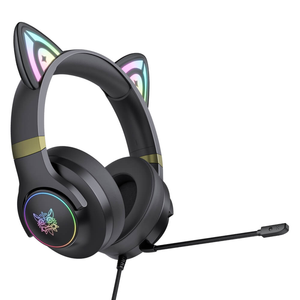 หูฟังเกมมิ่ง ONIKUMA X30 CAT EAR RGB GAMING HEADSET - สีดำ_3
