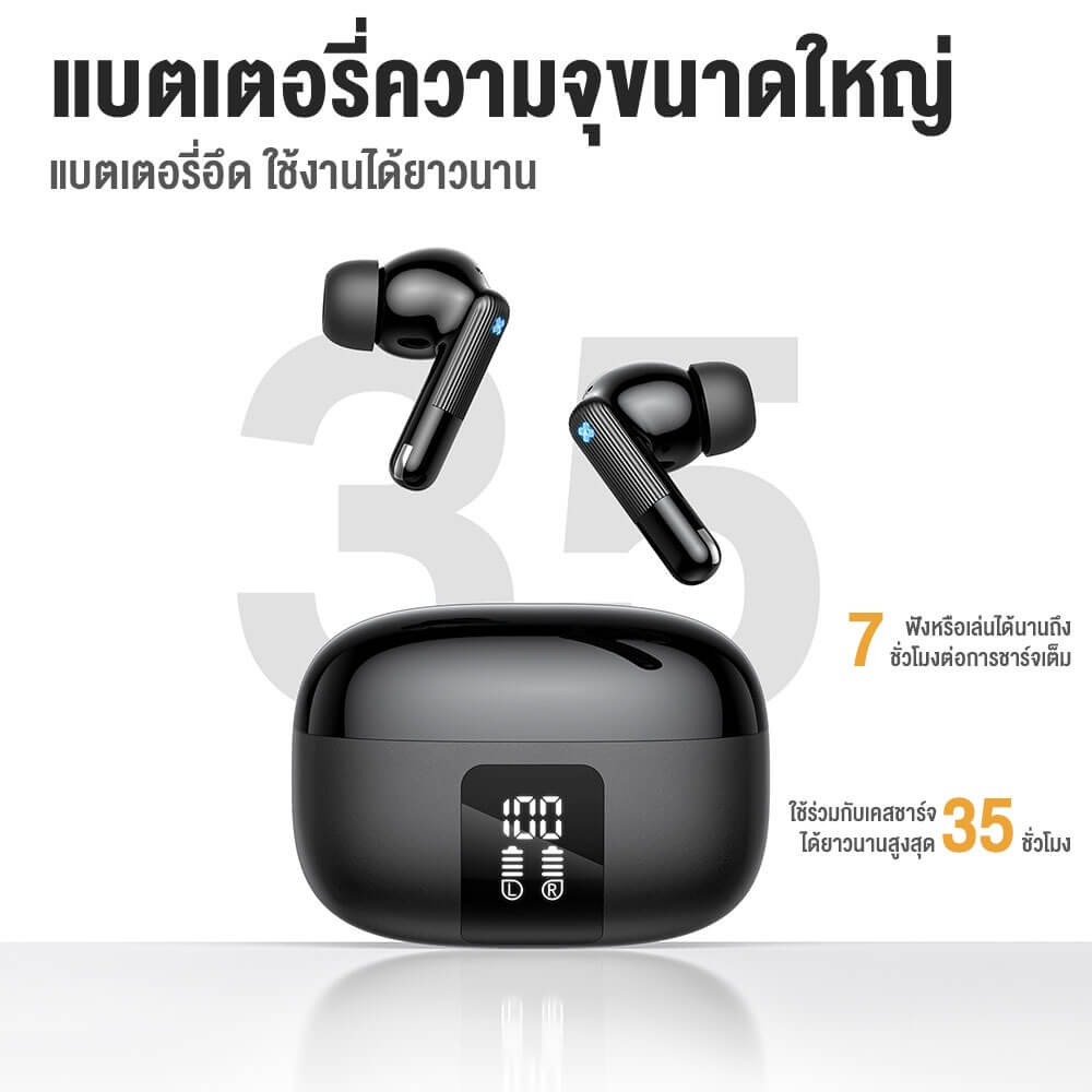 หูฟังเอียร์บัดไร้สาย ONIKUMA TX612 WIRELESS TRI-MODE BLUETOOTH & 2.4G