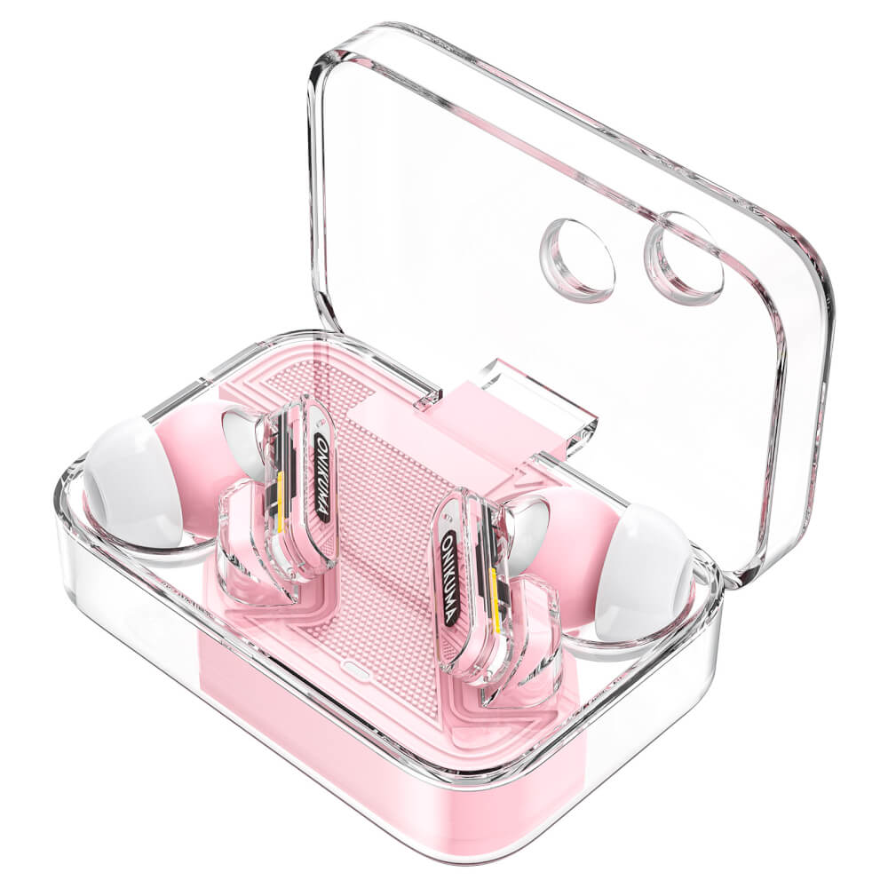 หูฟังเกมมิ่งไร้สาย ONIKUMA T5 IN-EAR BLUETOOTH EARPHONE - สีชมพู_4