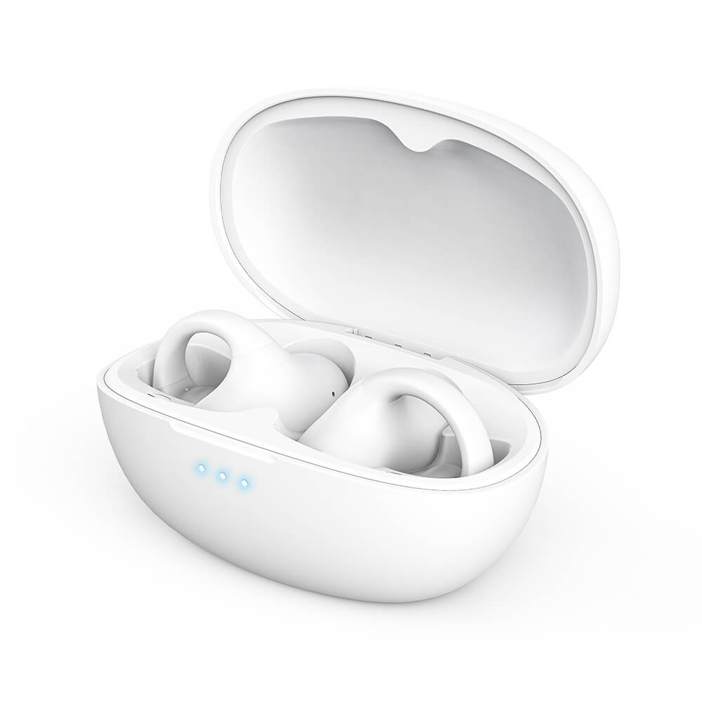 หูฟังเกมมิ่งไร้สาย ONIKUMA T306 TWS EAR CLIP DESIGN BLUETOOTH HEADSET - สีขาว_4
