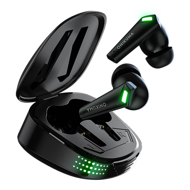 หูฟังเกมมิ่งไร้สาย ONIKUMA T308 WIRELESS BLUETOOTH EARBUDS - สีดำ_4