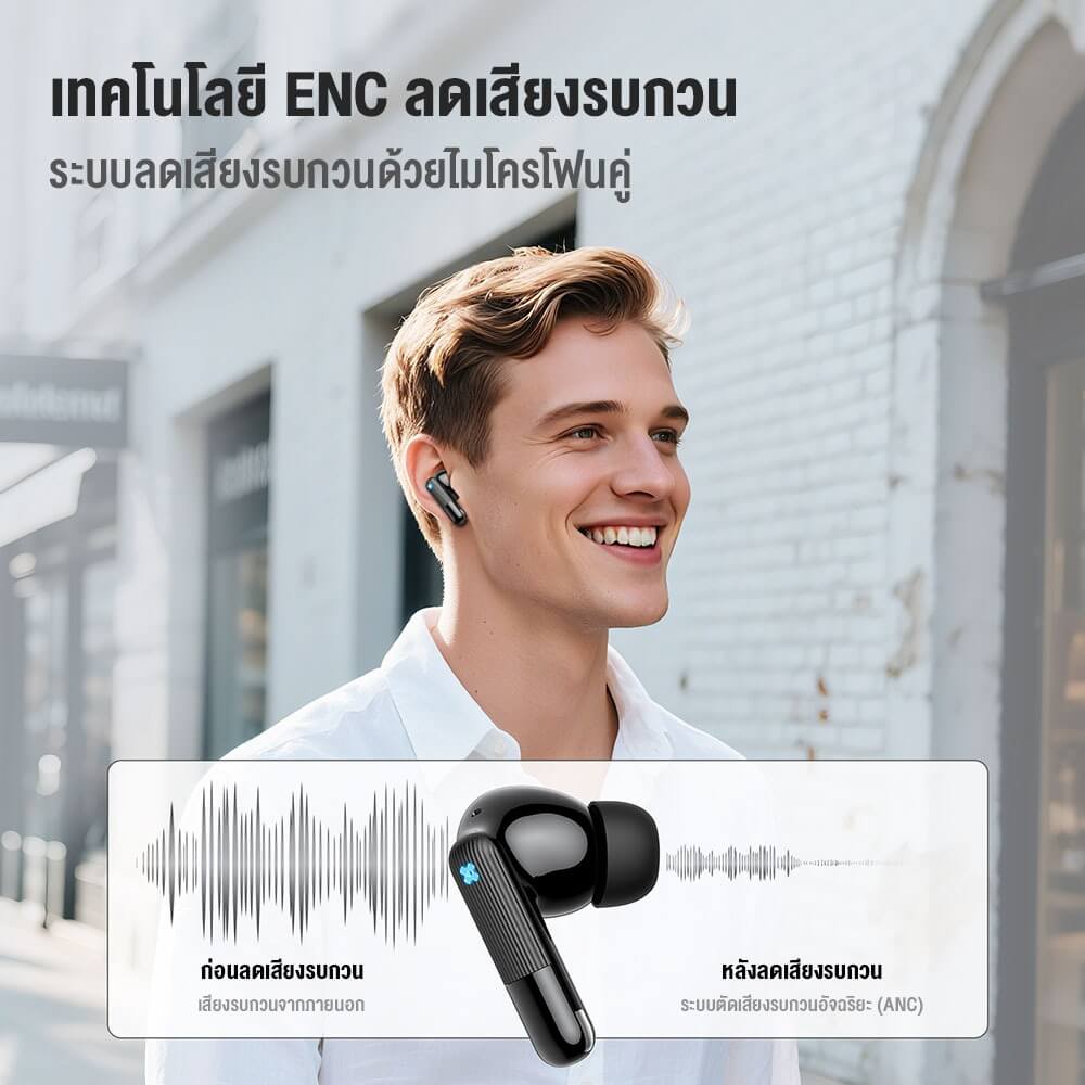 หูฟังเอียร์บัดไร้สาย ONIKUMA TX612 WIRELESS TRI-MODE BLUETOOTH & 2.4G