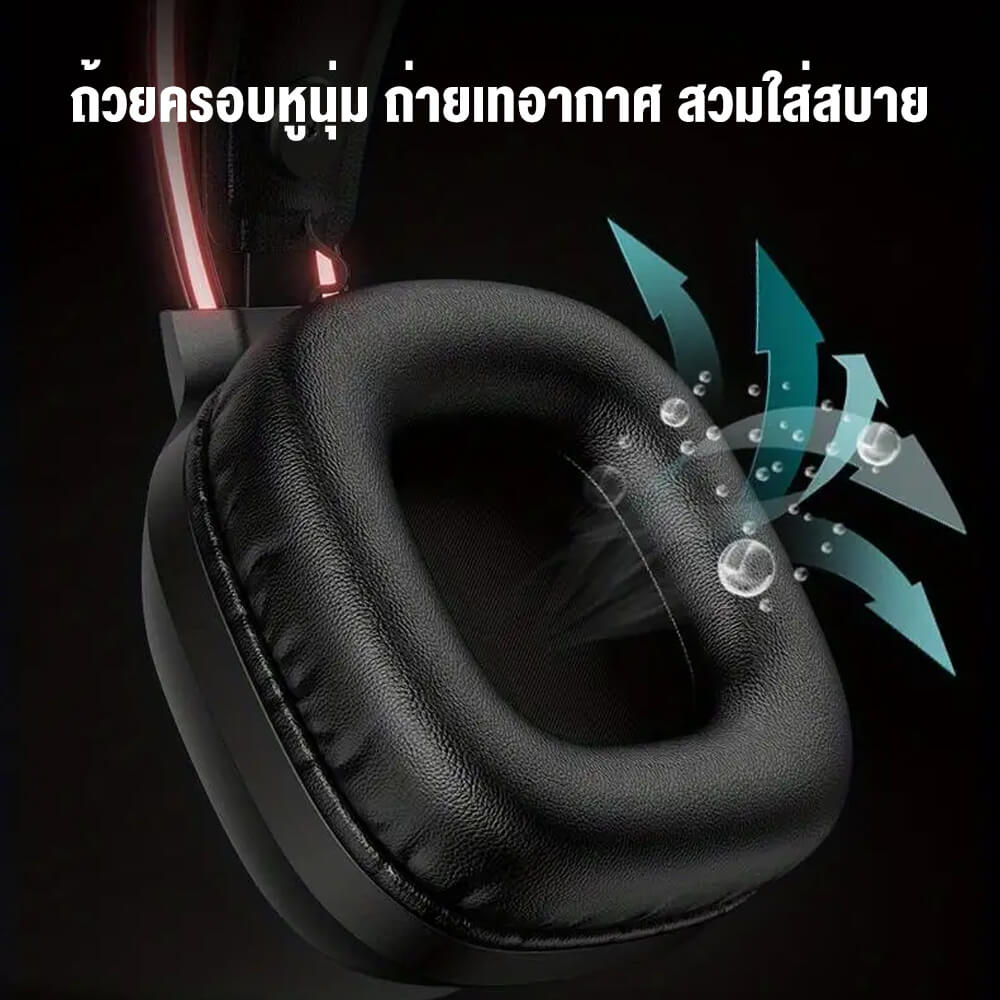 หูฟังเกมมิ่ง ONIKUMA X22 GAMING HEADSET - สีดำ