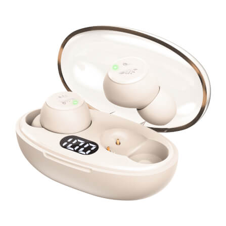 หูฟังเกมมิ่งไร้สาย ONIKUMA T305 WIRELESS EARPHONE - สีงา_0