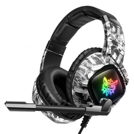 หูฟังเกมมิ่ง ONIKUMA K19 GAMING HEADSET - ลายพลางสีเทา_0