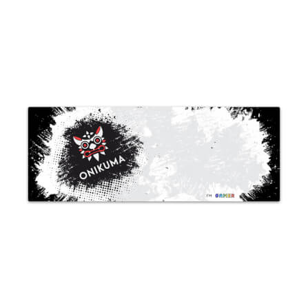 แผ่นรองเมาส์เกมมิ่ง ONIKUMA I'M GAMER GAMING MOUSEPAD สีดำ