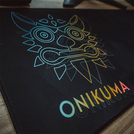 แผ่นรองเมาส์เกมมิ่ง ONIKUMA MAJIN GAMING MOUSEPAD - สีดำ_1