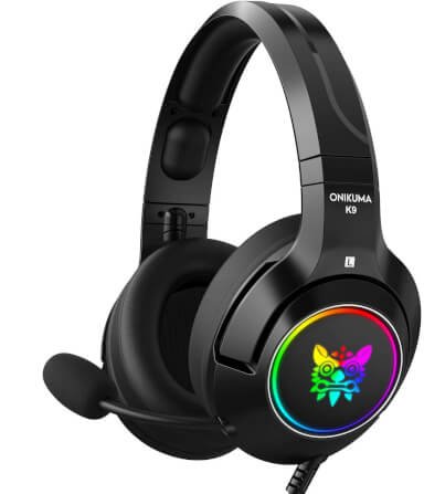 หูฟังเกมมิ่ง ONIKUMA K9 CAT EARS GAMING HEADSET - สีดำ (7.1)_2