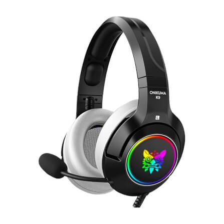หูฟังเกมมิ่ง ONIKUMA K9 CAT EARS GAMING HEADSET - POWER HONOR BLACK (7.1)_2